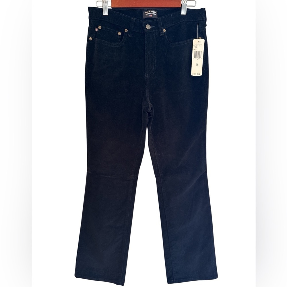 Ralph Lauren Polo Jeans Co NWT 90’s Black Corduroys Bootcut Size 8